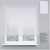 Римские шторы цепочно-роторный механизм Tulle Screen 03