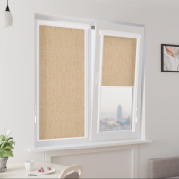 Рулонные шторы закрытого типа плоские направляющие linen_len 
