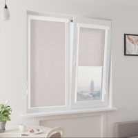  Рулонні штори закритого типу П-подiбні напрямні Linen 1001