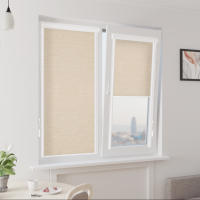 Рулонні штори закритого типу пласкі напрямні linen 1010
