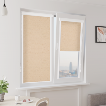  Рулонні штори закритого типу П-подiбні напрямні Linen 1030