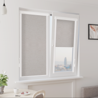 Тканинні ролети закритого типу пласкі напрямні Len Linen 1080