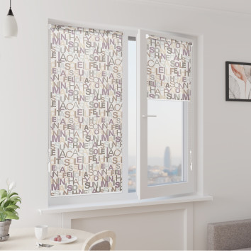 Рулонні штори відкритого типу на стулку B300 B3911
