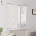 Рулонні штори відкритого типу на стулку Camilla white