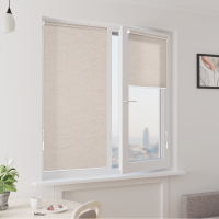 Рулонні штори відкритого типу на стулку Linen 1000