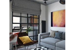 Римские шторы в интерьере